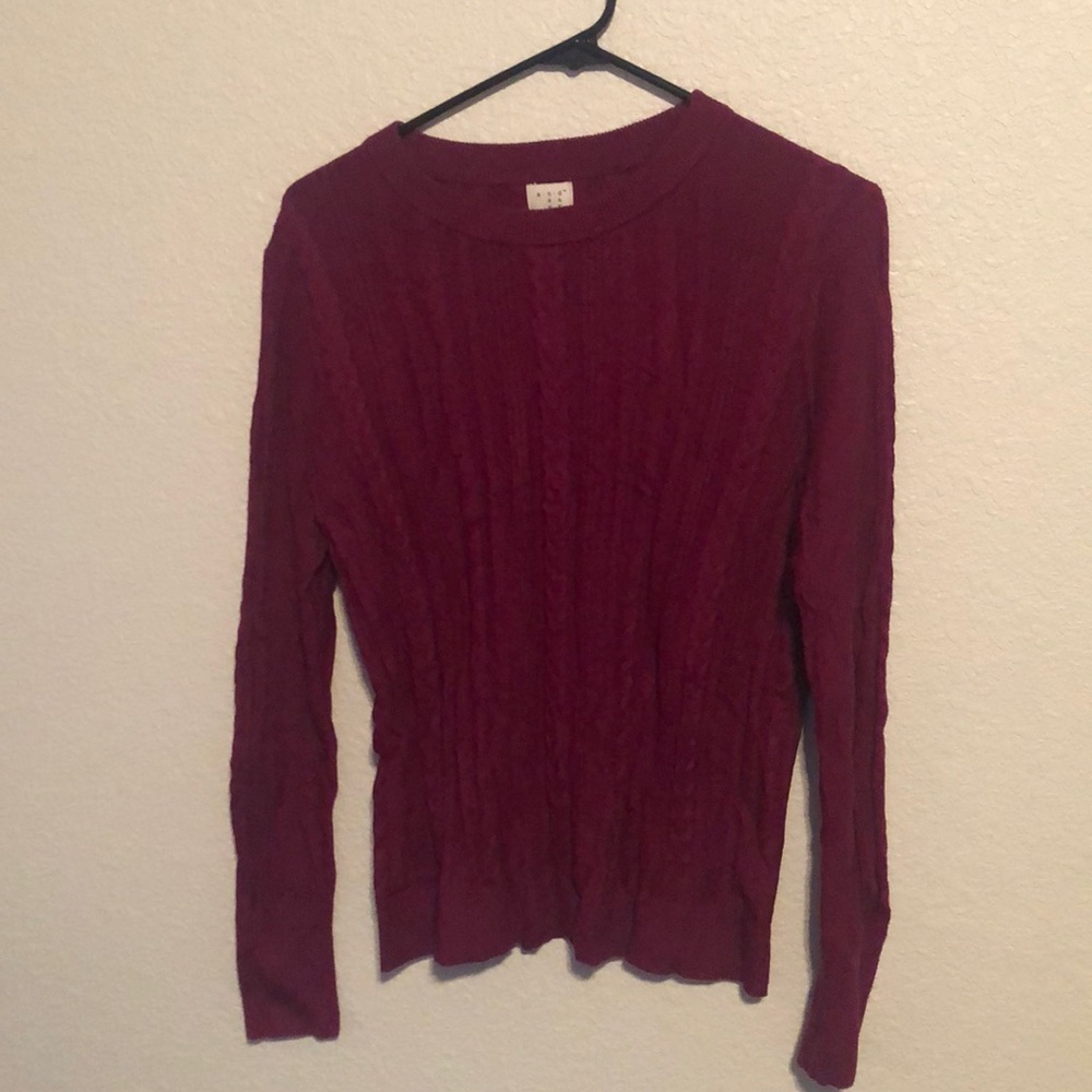 Crew neck sweater